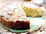 Irish Apple Cake with Whiskey Brown Butter Sauce