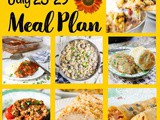 Meal Plan 31: July 23 - 29