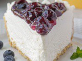 No Bake Blueberry Cheesecake