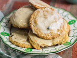 Old-Fashioned Mincemeat Cookies with Coffee Glaze