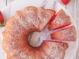 Old-Fashioned Strawberry Pound Cake with Cream Cheese
