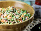 Pea Salad with Bacon and Cheese: Easy Summer Side Dish