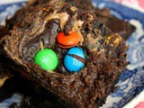 Peanut Butter m&ms Brownies