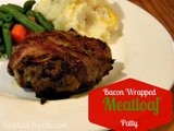 Quick Bacon Wrapped Meatloaf Patties