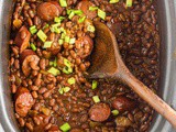 Slow Cooker Kielbasa and Baked Beans