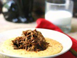 Slow Cooker Pot Roast with Jalapeno Cheese Grits