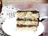 Vanilla Layer Cake with Chocolate Frosting