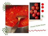 CarolCooks2…Week 3…in my Kitchen…made from scratch…Fresh Tomato Sauce