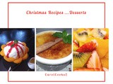 Christmas Recipes…Bingsu, Sticky Rice with Mango, Creme Brulee and Fresh Fruit Salad