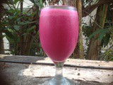 Homemade Protein Shakes…Raspberry and Beetroot