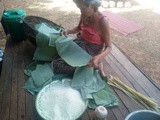 Thailand…Down on the farm…Man Saeng, Sticky rice parcels and wild almonds