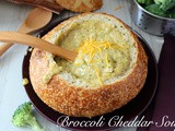 Broccoli Cheddar Soup Bread Bowl