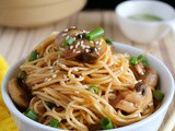Sesame Chilli Mushroom Noodles