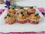 Muffin cheese blueberry