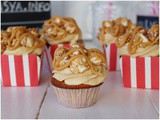 Pop corn cupcakes