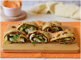 Wrap di patate dolci