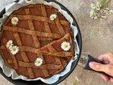 Crostata di marmellata senza burro in padella, friabile e vegan