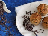 Muffin vegani alle fave di cacao | Healthy cacao nibs muffins