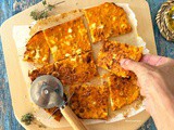 Schiacciata croccante di carote e feta