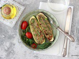 Zucchine ripiene al forno vegetariane: la mia ricetta light, veloce, vegan & fit