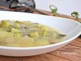 Zuppa di zucchine genovesi e mais
