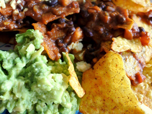 Loaded Veggie Nachos - Domestic Gothess