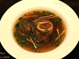 Beef Bone Soup ~ Winter Comfort Food ~ When The Hubby Cooks