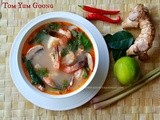 Tom Yum Goong (Thai Style Shrimp Soup) - When The Hubby Cooks
