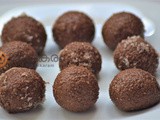 Coconut Chocolate Laddu | Chocolate Coconut Laddu