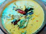 Pachakkaya Moru Curry | Plantain Butter Milk Curry | Raw Banana Moru Curry