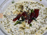 Sadya Special Mulappicha Payar Pachadi | Green Gram Sprout Pachadi