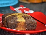 Vanilla Chocolate Fusion Cake / Fusion Cake / Cooker Cake