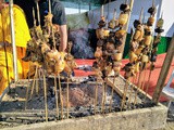 Assamese Style Smoked Pork Sticks (খৰিকাত দিয়া গাহৰি)
