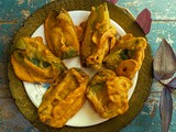 Capsicum Fritters | Bell Pepper Fritters