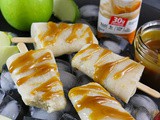Caramel Apple Protein Popsicles
