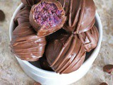 Easy 3-Ingredient Purple Sweet Potato Truffles