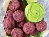 Easy Baked Purple Sweet Potato Fritters