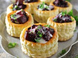 Easy French Goat Cheese Puff Pastry Stacks