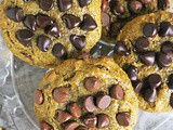 Flourless Pistachio Butter Chocolate Chip Cookies