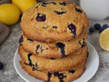 Gluten Free Lemon Blueberry Muffin Tops Recipe