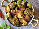 Oven Roasted Brussels Sprouts with Berbere