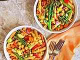Pasta Salad With Chickpeas and Broccolini