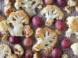 Roasted Cauliflower and Grapes (4 ingredients)