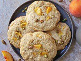 Simple Peach Pistachio Muffin Tops