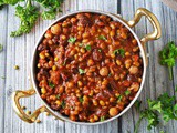 Slow Cooker Three Bean Stew With Cocoa