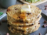 Zucchini Pancakes with Chocolate Chips