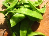 Buttery Potatoes with Snow Peas