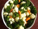 Colorful Cauliflower and Broccoli Salad