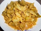 Bottle Gourd Cabbage Milk Curry / Sorakaya Cabbage Paala tho Koora