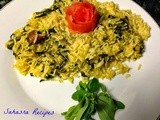 Methi Pulao Step by step - Shhhhh Cooking Secretly Challenge